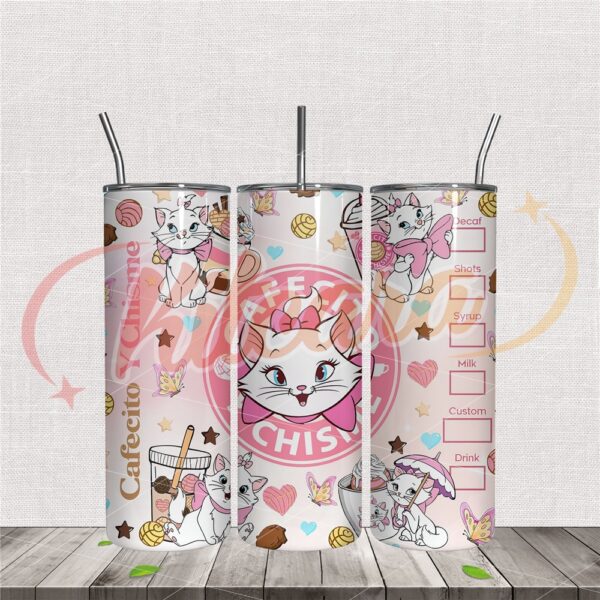 marie-aristcats-cafecito-y-chisme-20oz-tumbler-wrap-png