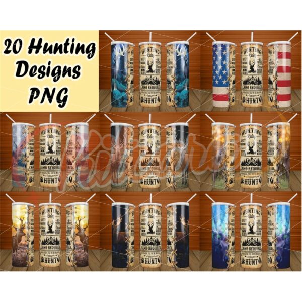 hunting-bundle-20-designskinny-tumbler-png-straighttapered-template-hunting-tumbler-png-full-tumbler-wraphunting-png-digital-download