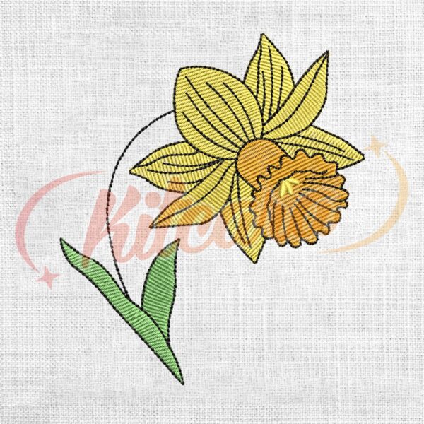 daffodil-mother-day-floral-embroidery