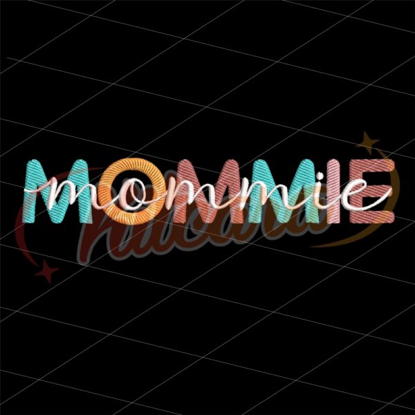 mommie-retro-mother-day-embroidery-design