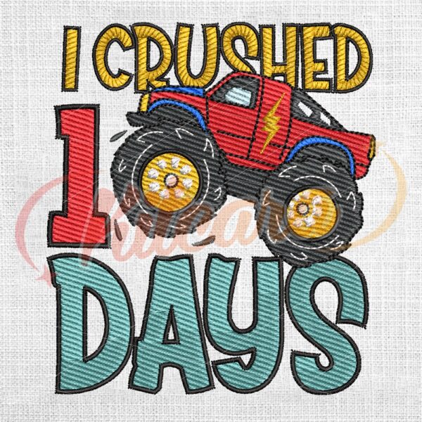 i-crushed-100-days-of-school-monster-truck-embroidery