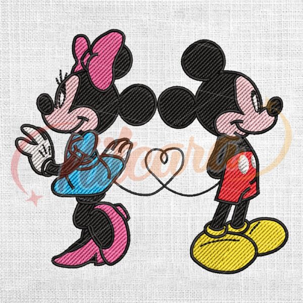 mickey-minnie-heart-tail-couple-matching-design-embroidery