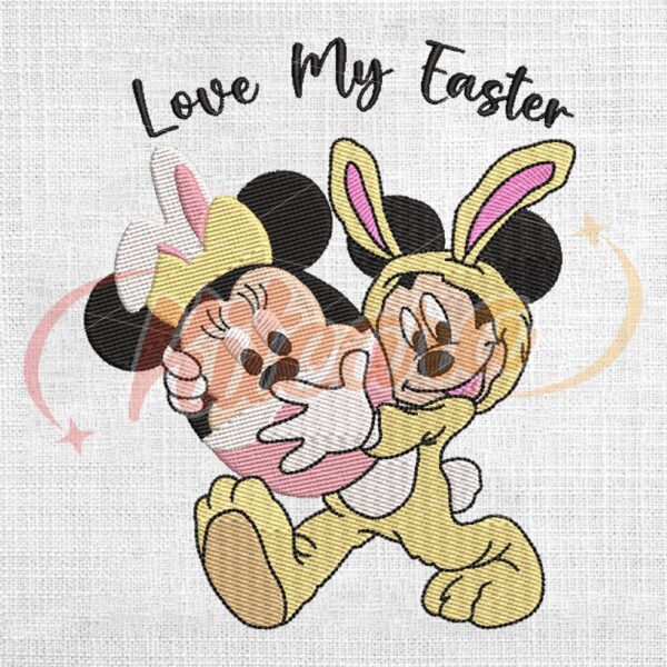 love-my-easter-couple-bunny-mickey-minnie-mouse-embroidery