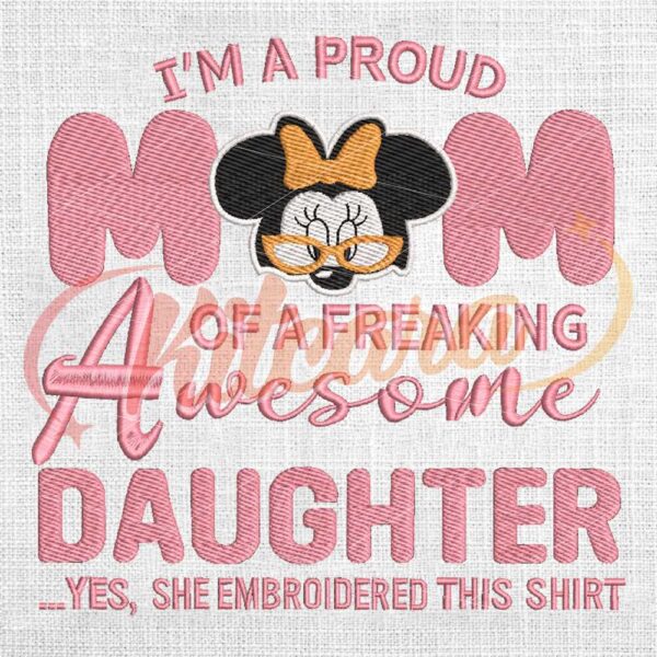 minnie-proud-mom-of-a-daughter-embroidered-design
