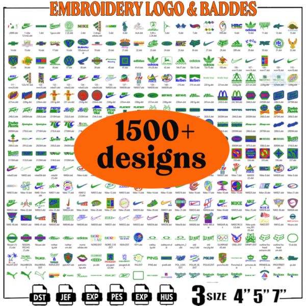 1500 Files Design Brand Logo And Baddes
