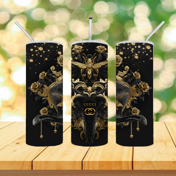 Gucci Royal Gold Logo 20Oz Tumbler