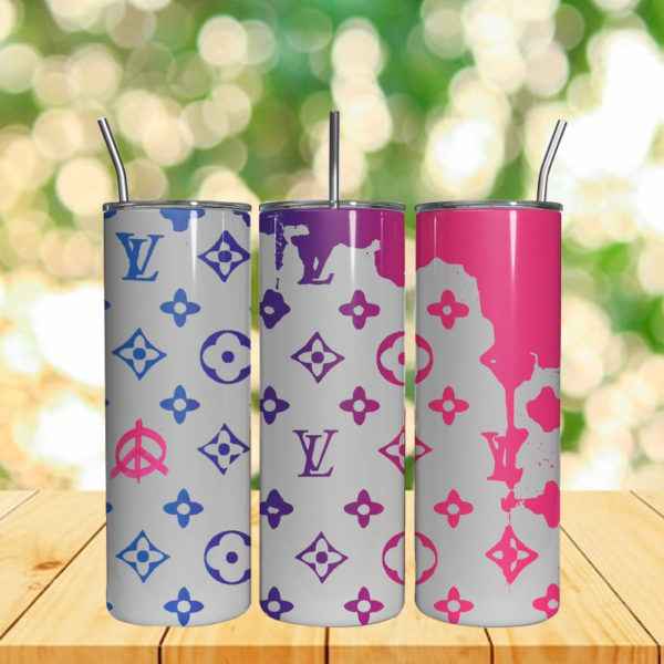 LV Logo 20oz Dripping Tumbler Fashion Brand