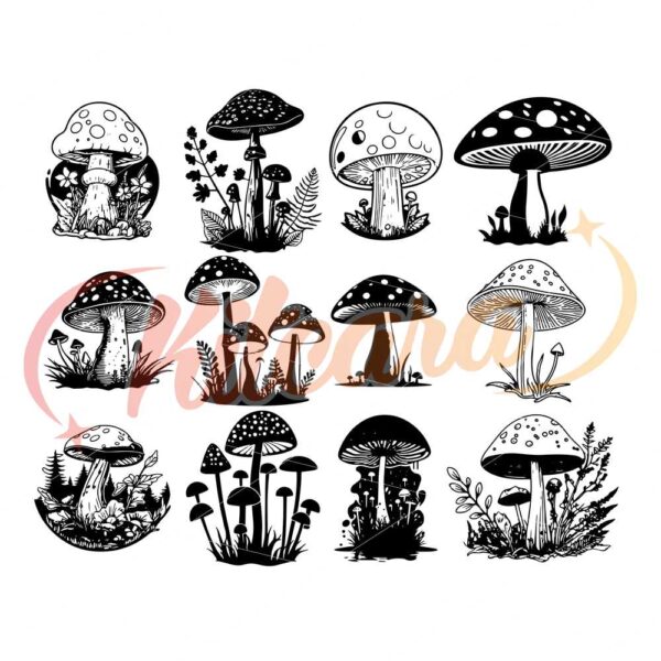 mushroom-bundle-svg-cut-files-for-cricut