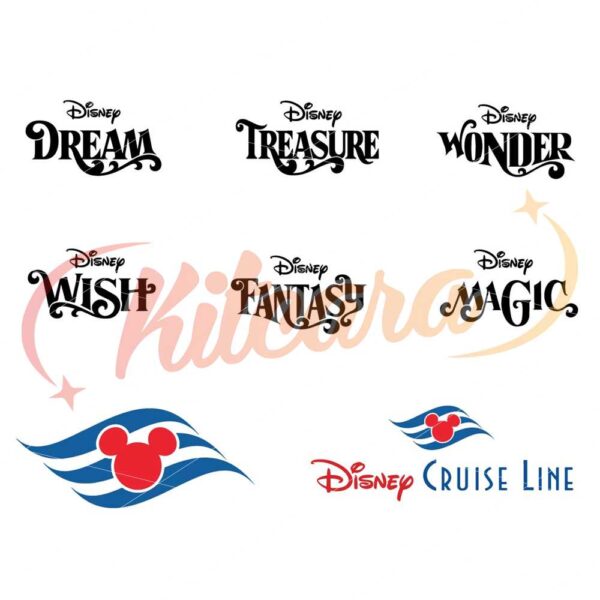 mouse-cruise-ship-names-logo-bundle-svg
