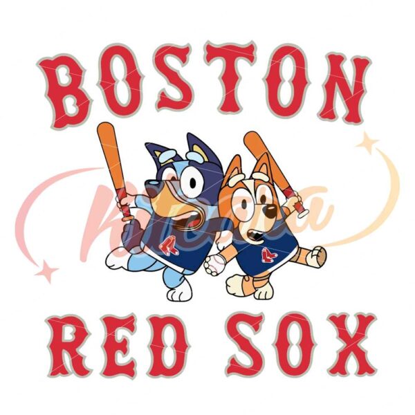 bluey-boston-red-sox-baseball