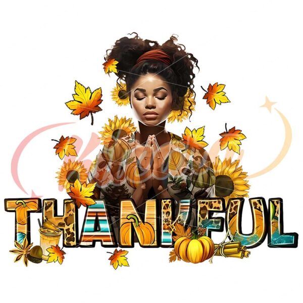 thankful-black-woman-png-design-download-african-american-autumn-girl-png-designs-black-woman-fall-png-designs