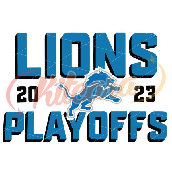 retro-detroit-lions-nfl-playoffs-2024-svg