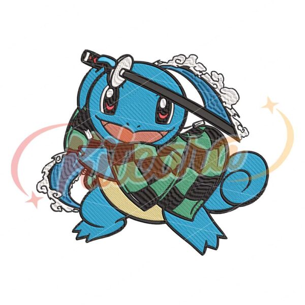squirtle-tanjiro-embroidery-design