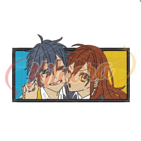 anime-couple-love-embroidery-design