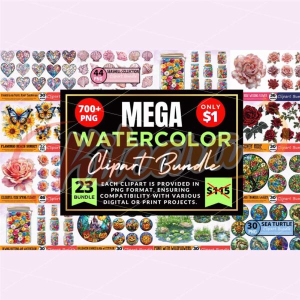 mega-watercolor-clipart-png-bundle