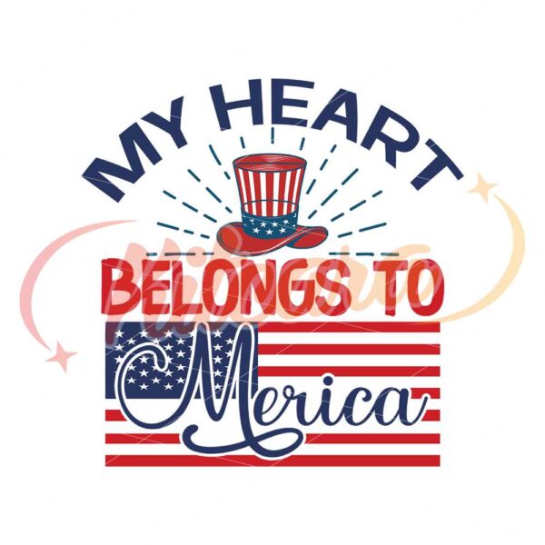 my-heart-belongs-to-merica-usa-flag-svg