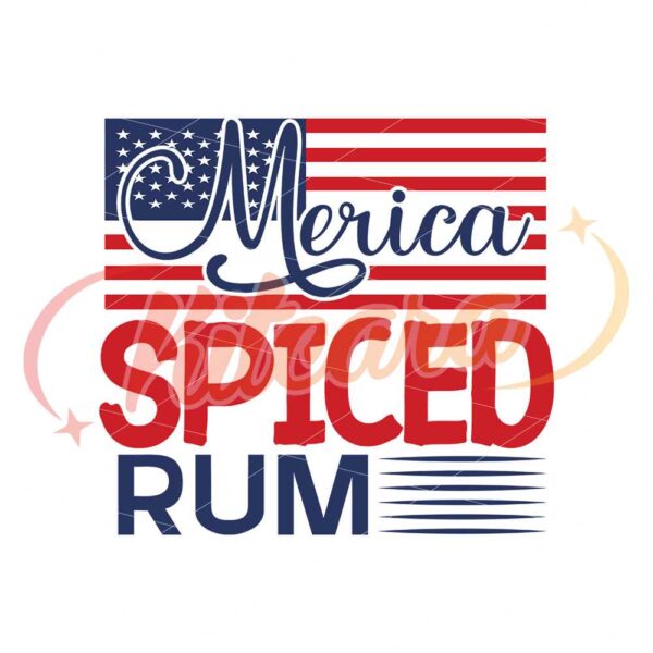 merica-spiced-rum-usa-flag-svg
