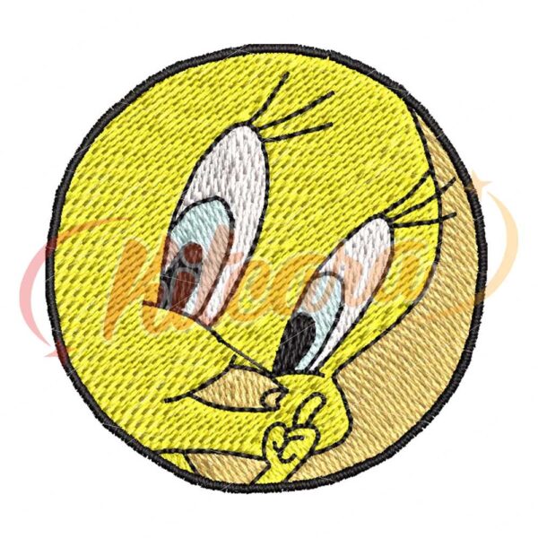 shh-tweety-bird-embroidery