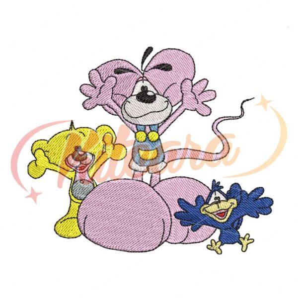 pink-diddl-mouse-friends-embroidery
