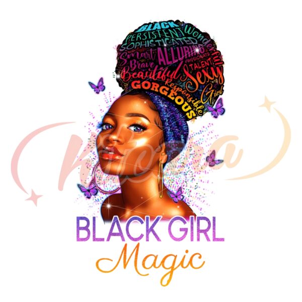 black-girl-magic-sublimation-png