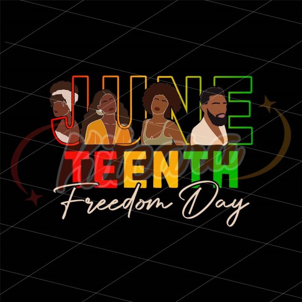 juneteenth-freedom-day-sublimation-png