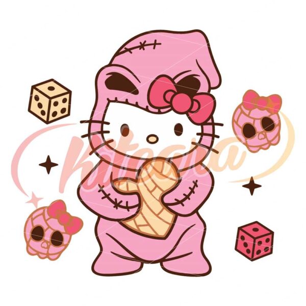 oogie-boogie-concha-hello-kitty-svg-boogie-man-kitty-svg