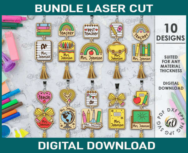 Teacher Lanyard Decor Bundle